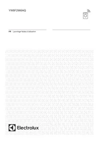 Notice ELECTROLUX YW8F2966AQ Lave-linge
