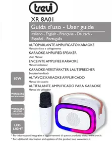 Notice Trevi XR 8A01 Haut-parleur