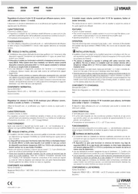 Notice Vimar 30439.G Variateur d'éclairage