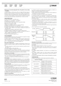 Notice Vimar 30529.C Détecteur de mouvement