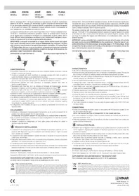 Notice Vimar 30135.G Variateur d'éclairage