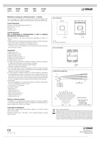 Notice Vimar 30475.B Détecteur de mouvement