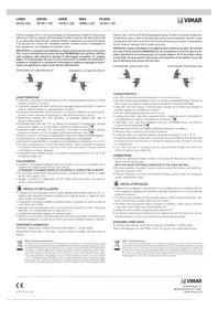 Notice Vimar 30135.120B Variateur d'éclairage