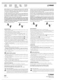 Notice Vimar 30135.C Variateur d'éclairage