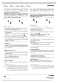 Notice Vimar 30135.120C Variateur d'éclairage