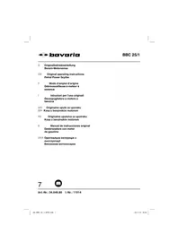 Notice Bavaria BBC 25/1 Coupe-herbe