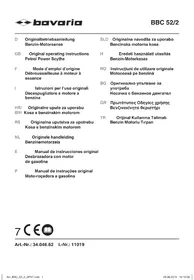 Notice Bavaria BBC 52/2 Non catégorisé