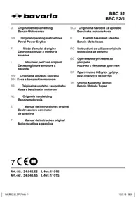 Notice Bavaria BBC 52/1 Coupe-herbe