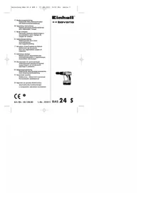 Notice Bavaria by Einhell BAS 24 S Perceuse