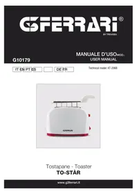 Notice G3 Ferrari TO-STàR G10179 Grille pain