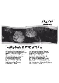 Notice OASE HEATUP BASIS 20 W Nekategorizované