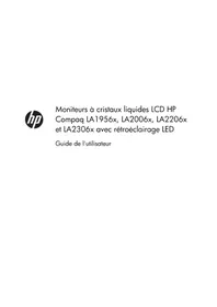 Notice HP COMPAQ LA2206X Moniteur