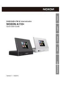 Notice Noxon A110+ Récepteur de musique