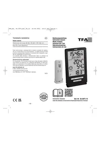 Notice TFA XENA HOME 30.3074.10 Station Météo