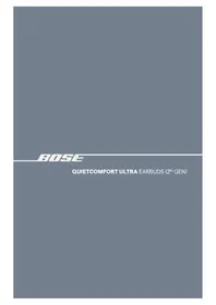 Notice BOSE QUIETCOMFORT ULTRA EARBUDS Écouteurs sans fil