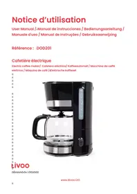 Notice LIVOO DOD201 Maquina de cafe