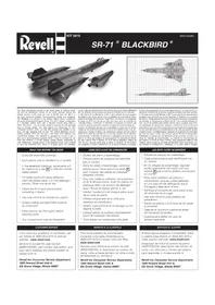 Notice Revell SR-71 BLACKBIRD Maquettisme
