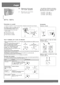 Notice HAGER 52210 Détecteur de mouvement