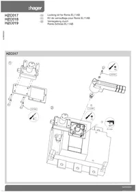 Notice HAGER HZC019 Coupe-circuits