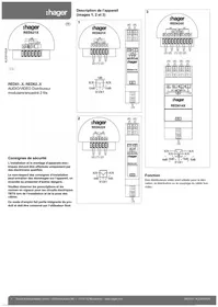 Notice HAGER RED624X Domotique