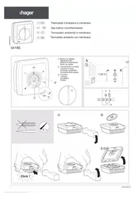 Notice HAGER 54185 Prise électrique