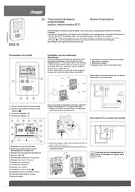 Notice HAGER EK510 Thermostat
