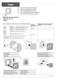 Notice HAGER WNA695 Prise électrique