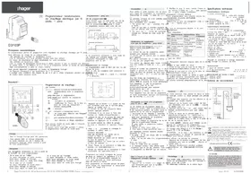 Notice HAGER EG103P Domotique