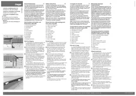 Notice HAGER BKWE200090 Chauffage au sol