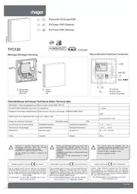 Notice HAGER TYC120 Domotique