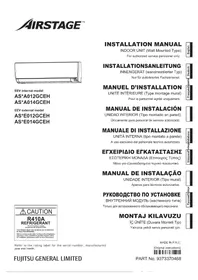 Notice FUJITSU AIRSTAGE ASYE012GCEH Κλιματισμός