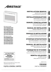 Notice FUJITSU AIRSTAGE AGYA012GCGH Climatisation
