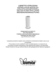 Notice Bimar HP130 Heating