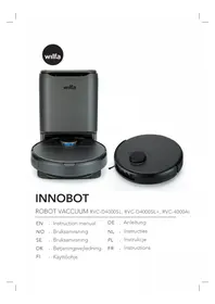 Notice WILFA INNOBOT RVC-D4000AI Robotstøvsuger