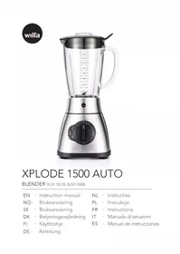 Notice WILFA XPLODE 1500 AUTO BLSP-1500S Blender
