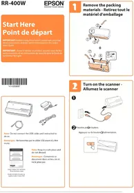 Notice EPSON RR-400W Scanner