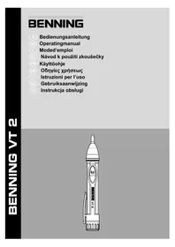 Notice BENNING VT 2 équipements de mesure