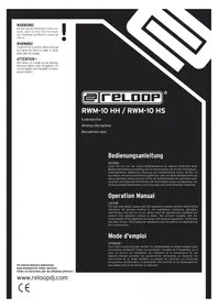 Notice Reloop RWM-10 HS Microphone