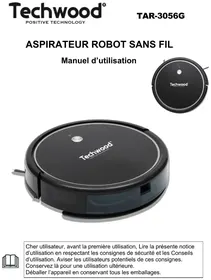 Notice TECHWOOD TAR-2036 Aspirateur robot