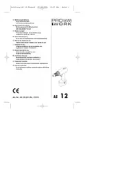 Notice Prowork AS 12 Perceuse