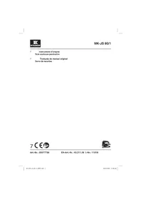 Notice McKenzie MK-JS 80/1 Scie