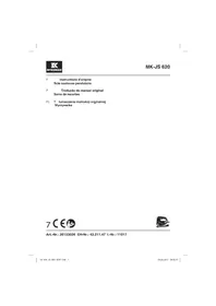 Notice McKenzie MK-JS 620 Scie