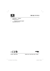 Notice McKenzie MK-AG 115-18 LI Broyeur