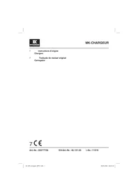 Notice McKenzie MK-CHARGEUR Chargeur de piles