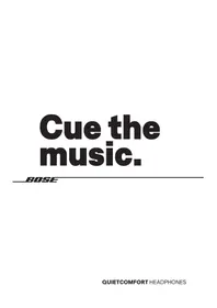 Notice BOSE QUIETCOMFORT HEADPHONES Écouteurs sans fil