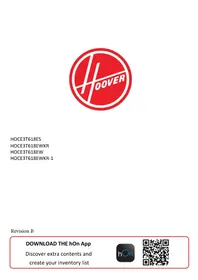 Notice HOOVER HOCE3T618EWKR холодильник