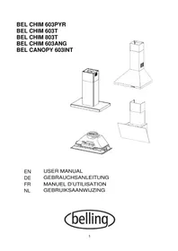 Notice BELLING 803T Hotte