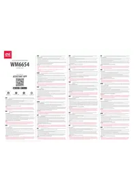 Notice ONE FOR ALL WM6654 Support mural