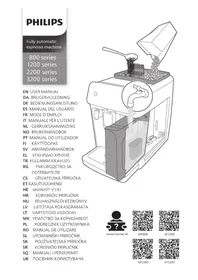 Notice PHILIPS SERIES 800 EP0820 Cafetière
