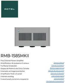 Notice ROTEL RMB-1585MKII Ontvanger
